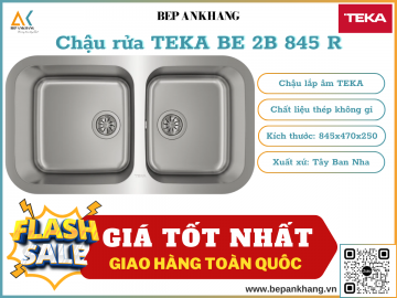 Chậu rửa lắp âm Teka BE 2B 845 R - Chất liệu thép không gỉ - Xuất xứ Tây Ban Nha